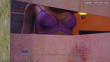 Busty mature milf step mom has anal sex with an 18yo boy he creampies her ass being a dik episode 11 taboo hentai game part #99