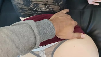 My best friend has a hairy pussy and that's why she's ashamed to fuck me