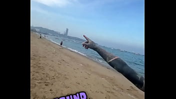 Running in tourest hell pattaya dfelt never so weird while running was the only one for sure out here making real