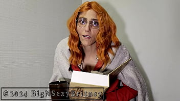 Big n sexy britney heads to the library - hot librarian blowjob and facial - promo video 30 second teaser