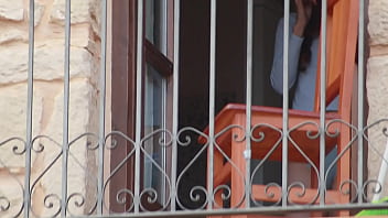 A neighbor spies on me and blackmails me into uploading this video in exchange for revealing my identity