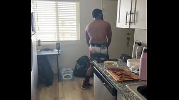 After show bts of cooking with a fly guy in sneakers never a dull moment but always a good time with this guy thanks
