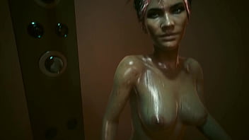 Escena de baño panam palmer - cyberpunk 2077