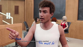 Being a dik #73 - the busty hot cheating milf teacher with short hair passes the entire class of gender studies