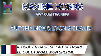 Le pov commence il est dévoué à ma queue son regard est doux son cul bien tendu et lyon2chaud prend la relève