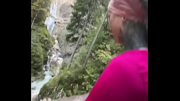 A beautiful waterfall i spotted on my journey where's the most stunning place you've ever found #waterfall #natu