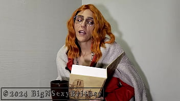 Big n sexy britney heads to the library - hot librarian blowjob and facial - promo video 1 minute sfw teaser