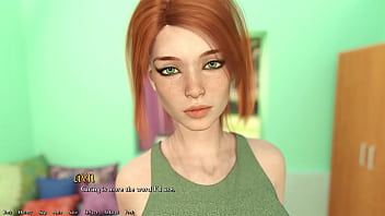 Being a dik #29 - busty red head sorority president deepthroats freshmans big cock and swallows every bit of juicy cum