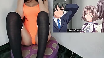 La engaña con 4 chicas y ella le pide que entonces hagan una orgia - hentai tsugou no yoi sexfriend cap 3