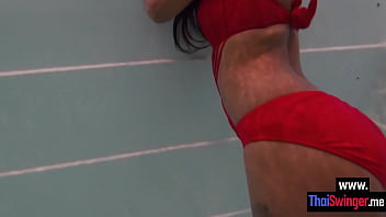 Sexy babe swallowed huge cock and got fucked by boyfriend