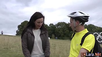 Mature brit cum cyclist