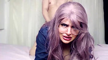 Girlfriend's virgin asshole busted open on homemade video