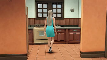 Free - stepson finds his stepmother sleeping naked in bed and can't help but climb on her thinking she won't notice