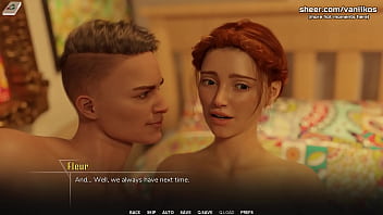 Beautiful young babe with a hot body gets her tight hairy pussy licked and fucked at the college dorm he cums on her belly taboo university steam game 3d animated hentai game part #4