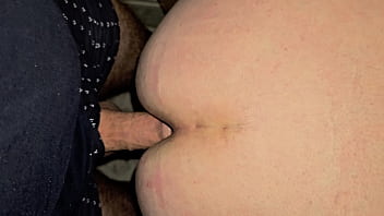 First time anal sex tight anal we use sperm as a lubricant completely naturally 2 times cum inside