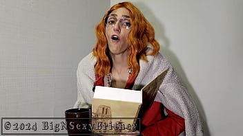 Big n sexy britney heads to the library - hot librarian blowjob and facial - promo video 1 minute nsfw teaser