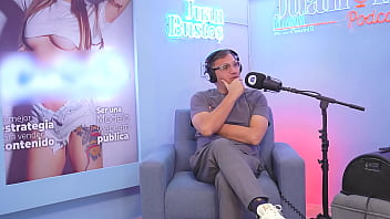 Cristina vega webcam latina model smashes her clitoris riding the fuck machine on juan bustos podcast