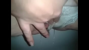 Pissing in my sexy wet panties