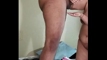 Alan prasad gets handjob from girlfriend and gives exploding cumshots all over her