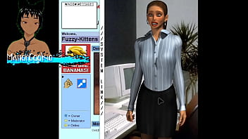 Up the wazoo - found this game where you mess a office lady and it is something with very old style type internet