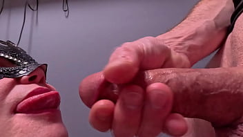Stepmom gave me my first rimjob to keep our forbidden love a secret sucks big cock huge facial and cumplay full video on sheer and red