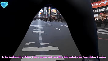 21yo asian gril waifu fucks during vacation in tokyo - uncensored hyper-realistic hentai joi ai free video