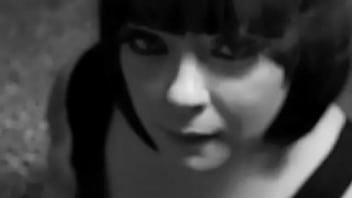 Fat domme smokes 2 cigarette