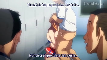 Maestro engaña a su alumna para convertirla en su juguete sexual y saco de semen del equipo completo