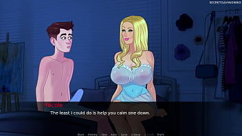 Pervert dude whips out his big cock and show it to his stepmom milf wants to calm down his huge boner - lust legacy #15 3d hentai games