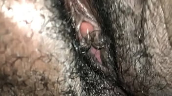 Wet pussy masturbation