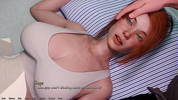 Being a dik #56 - taking care of busty redhead sorority president while she is sick ends up cuddling and taking a nap with her
