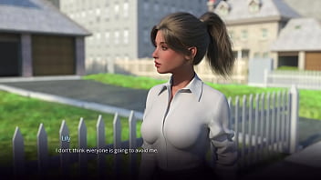 Village slut tranformation #01 - busty dirty blonde university girl gets lost in a strange village