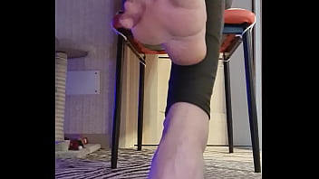 I love to caress my legs on camera and imagine your cock