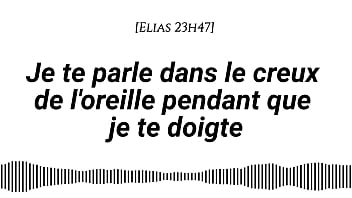Audio pour les femmes je te parle dans le creux de l’oreille pendant que je te doigte ambiance nocturne doigtage bruits mouillés voix d’homme tendre puis sale