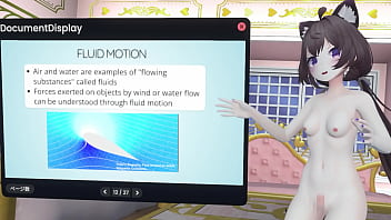 Naked vtuber lecture a pendulum whose amplitude increases with wind ~ why did the tacoma narrows bridge collapse ~