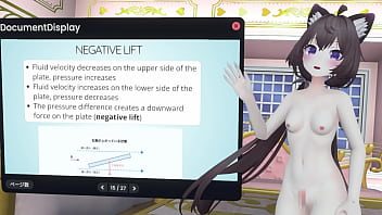 Naked vtuber lecture a pendulum whose amplitude increases with wind ~ why did the tacoma narrows bridge collapse ~