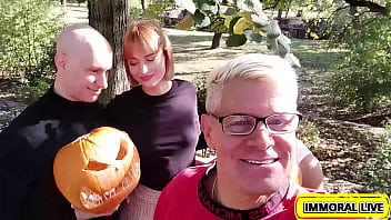 Dolly dyson “no nut november” double penetration threesome while cuckold partner cries – immoral productions 4k