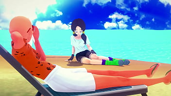 Android 18 and videl have sex in front of roshi 1 dragonball zex 7 full & pov on sheer & fantasyking3