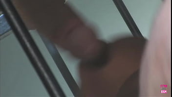 An attractive woman wearing stockings performs oral sex on a man and expresses great satisfaction