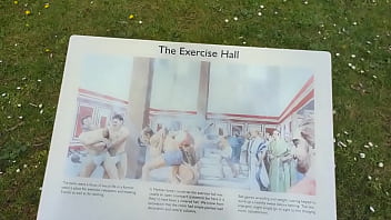 I found myself in a roman exercise hall on my run this morning i'm now heading for coventry to pick up teddy bears and sh