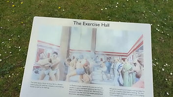 I found myself in a roman exercise hall on my run this morning i'm now heading for coventry to pick up teddy bears and sh