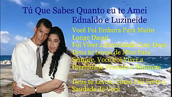 Tú tú que sabes o quanto eu te amei uma linda declaração de amor e homenagem a uma joia preciosa minha esposa que foi embora para sempre para a eternidade com deus deus a levou com ele