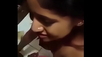 Indian girl having wild blowjob to boyfriend and enjoying the fuck after