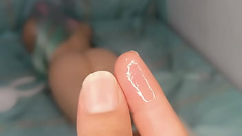 My cosplayer stepdaughter is still a virgin with a tight and pink pussy today when i saw her without a thong my huge cock stood up and i masturbated it with my big finger 18