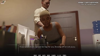 Short hair black ebony milf teacher with a hot ass fucks a big young cock at college she gets caught fucking by her boss taboo university steam game 3d animated hentai game part #5