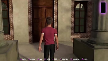 College kings 2 #03 - ape route - saving the busty red head and she sucks all of my juicy cum out of my big white cock