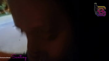 Brigou com o marido e disse que o primeiro que ela visse ia chupar o pau dito e feito a puta da bruna santiny mamou um cara na praça