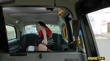 Fake taxi - horny nicole rae devours big cock rough car sex riding cowgirl and pounded doggystyle