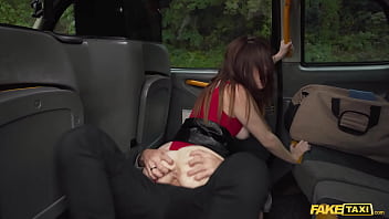 Fake taxi - horny nicole rae devours big cock rough car sex riding cowgirl and pounded doggystyle