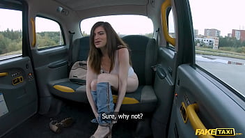 Fake taxi - horny nicole rae devours big cock rough car sex riding cowgirl and pounded doggystyle
